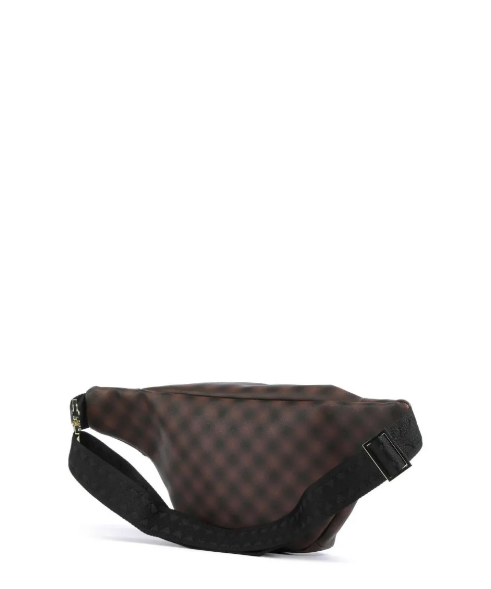 Sharks in Paris Blur Fanny pack imitation leather brown/black