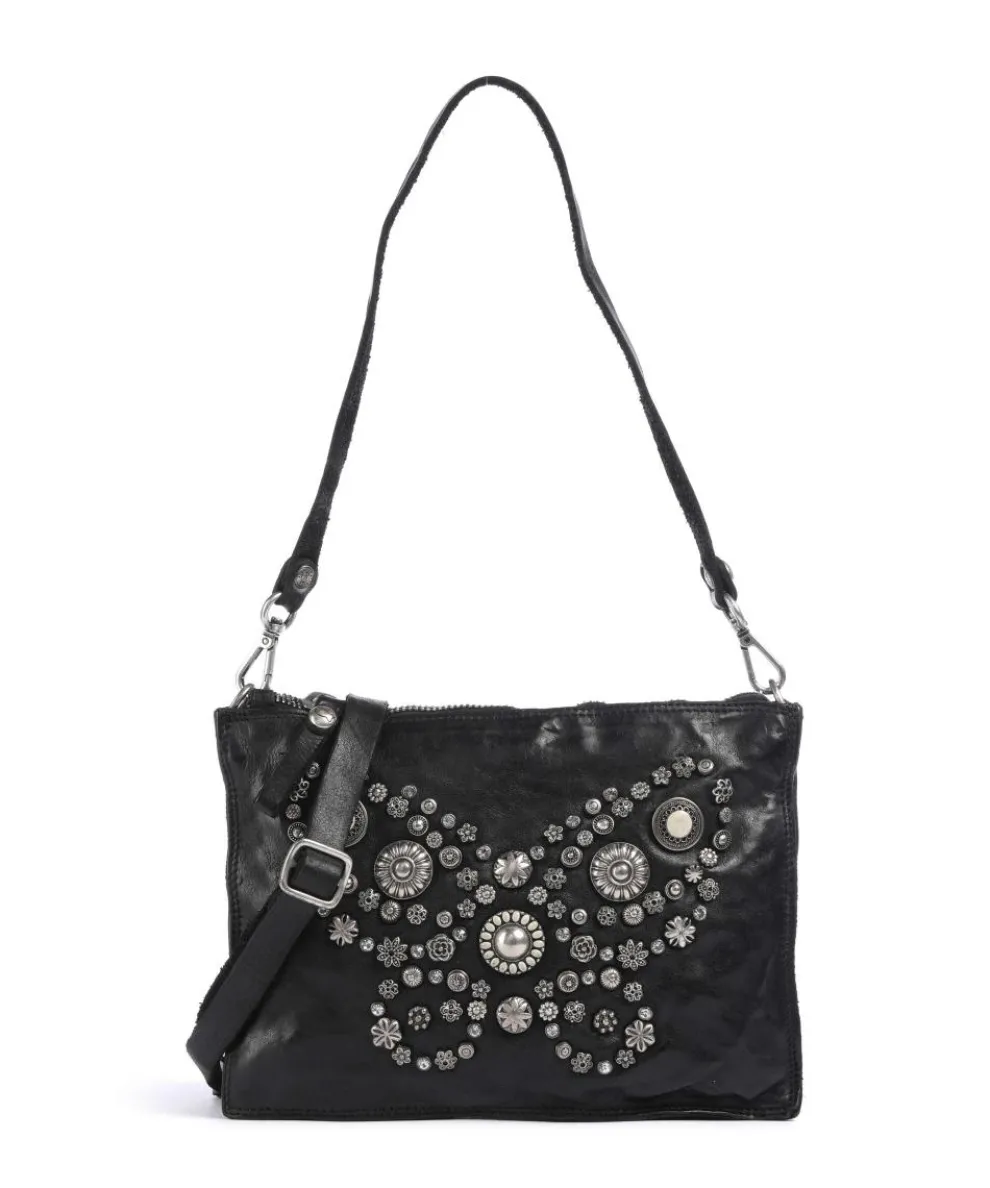 Shoulder bag cow leather black