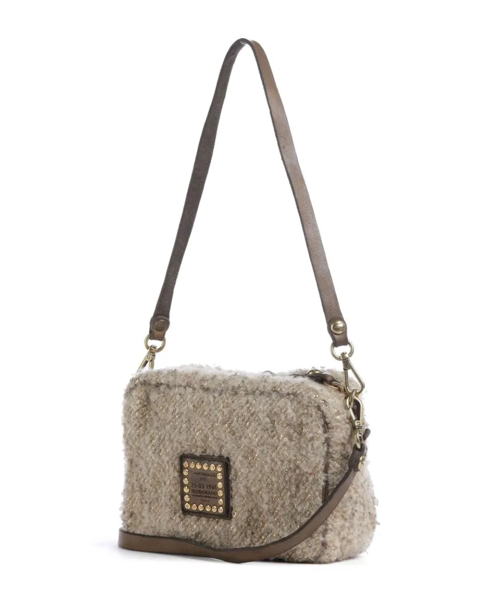 Shoulder bag fabric taupe