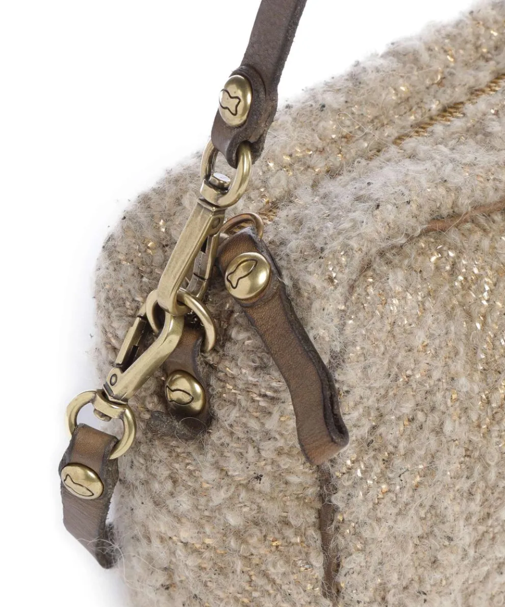 Shoulder bag fabric taupe