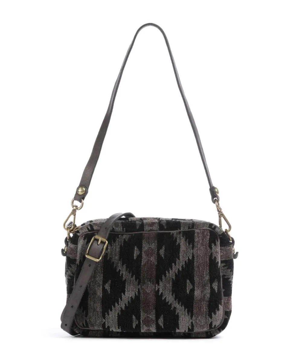 Shoulder bag fabric black/grey
