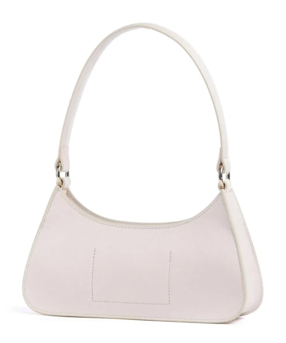 Shoulder bag imitation leather ivory
