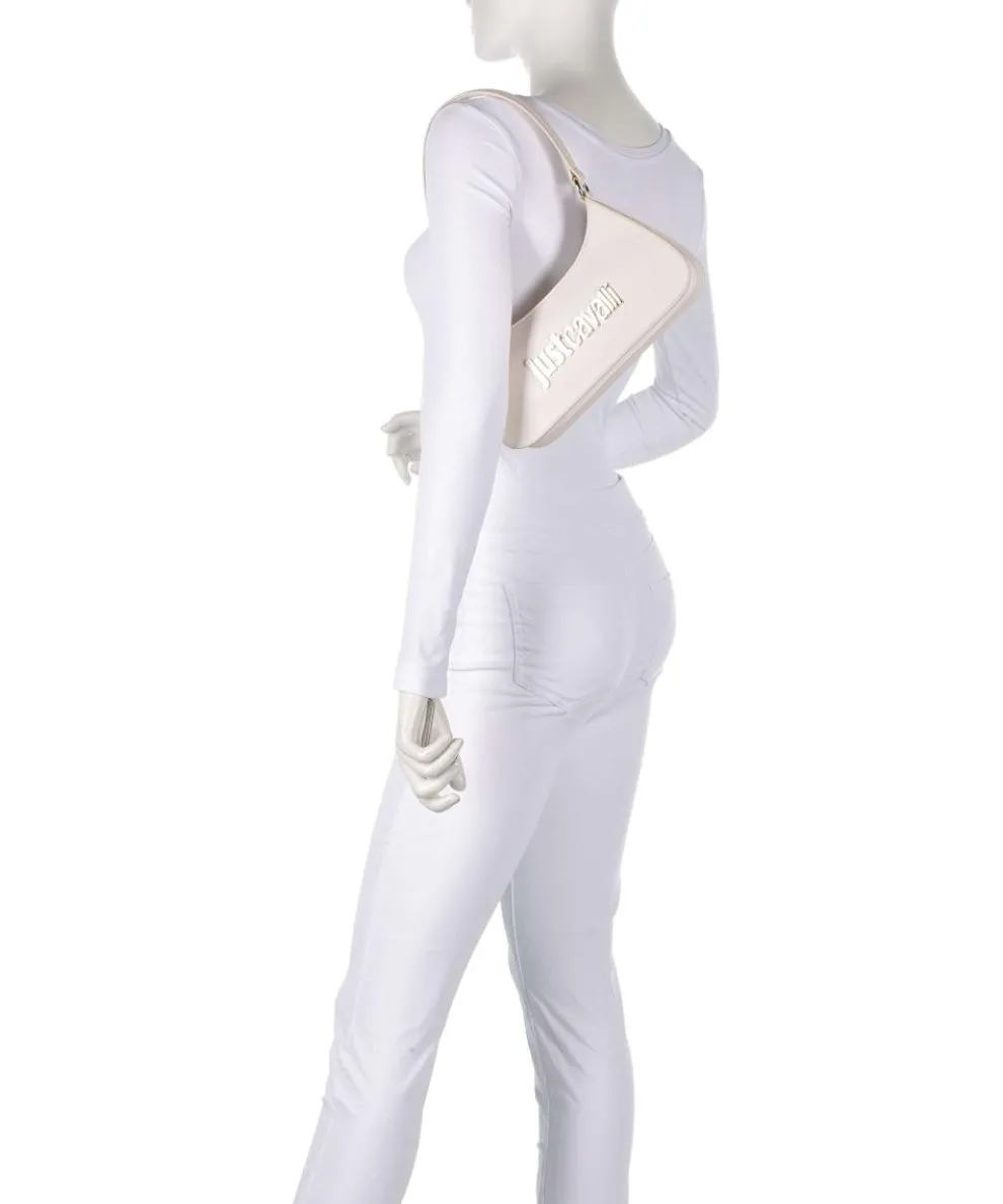 Shoulder bag imitation leather ivory