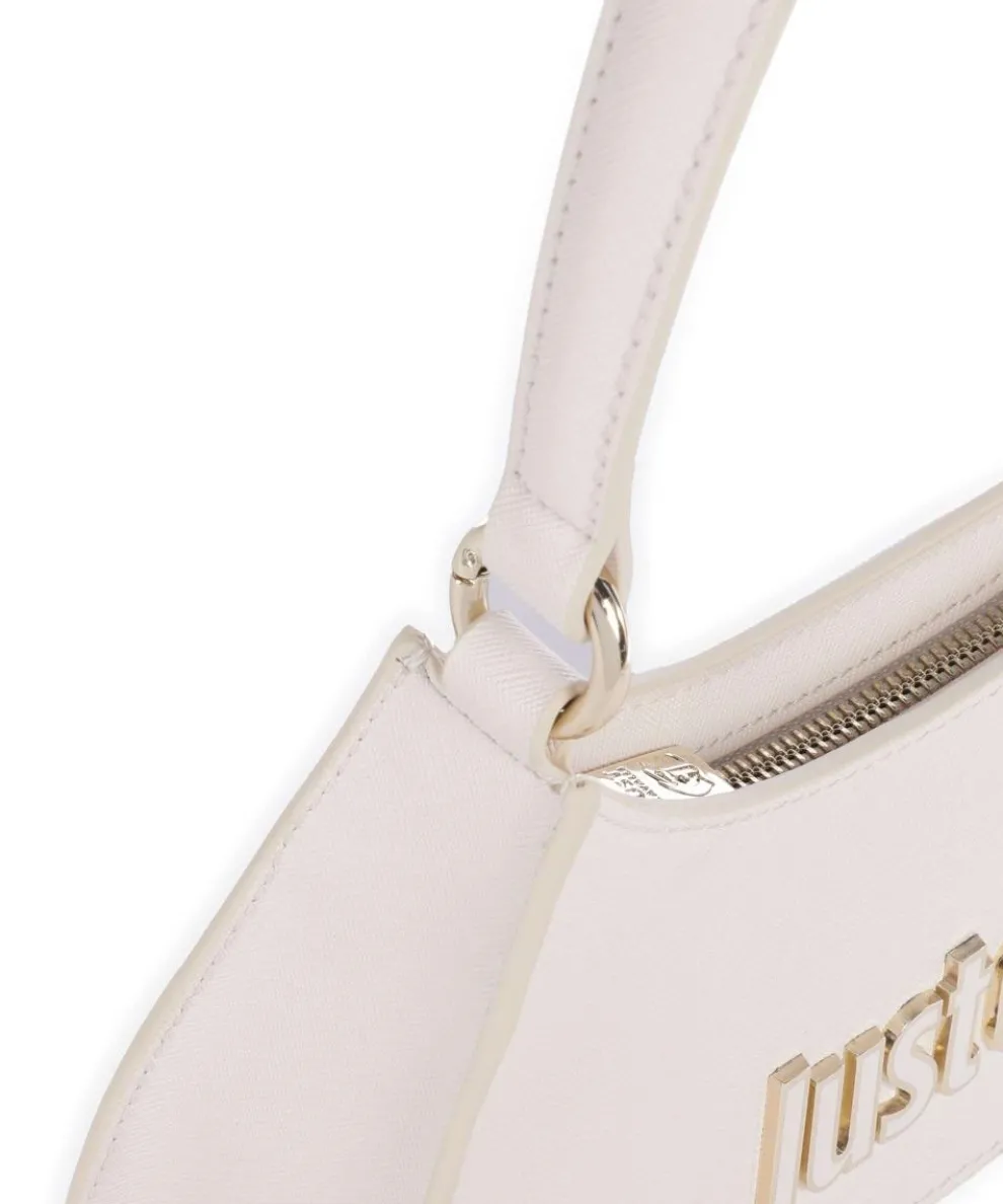 Shoulder bag imitation leather ivory