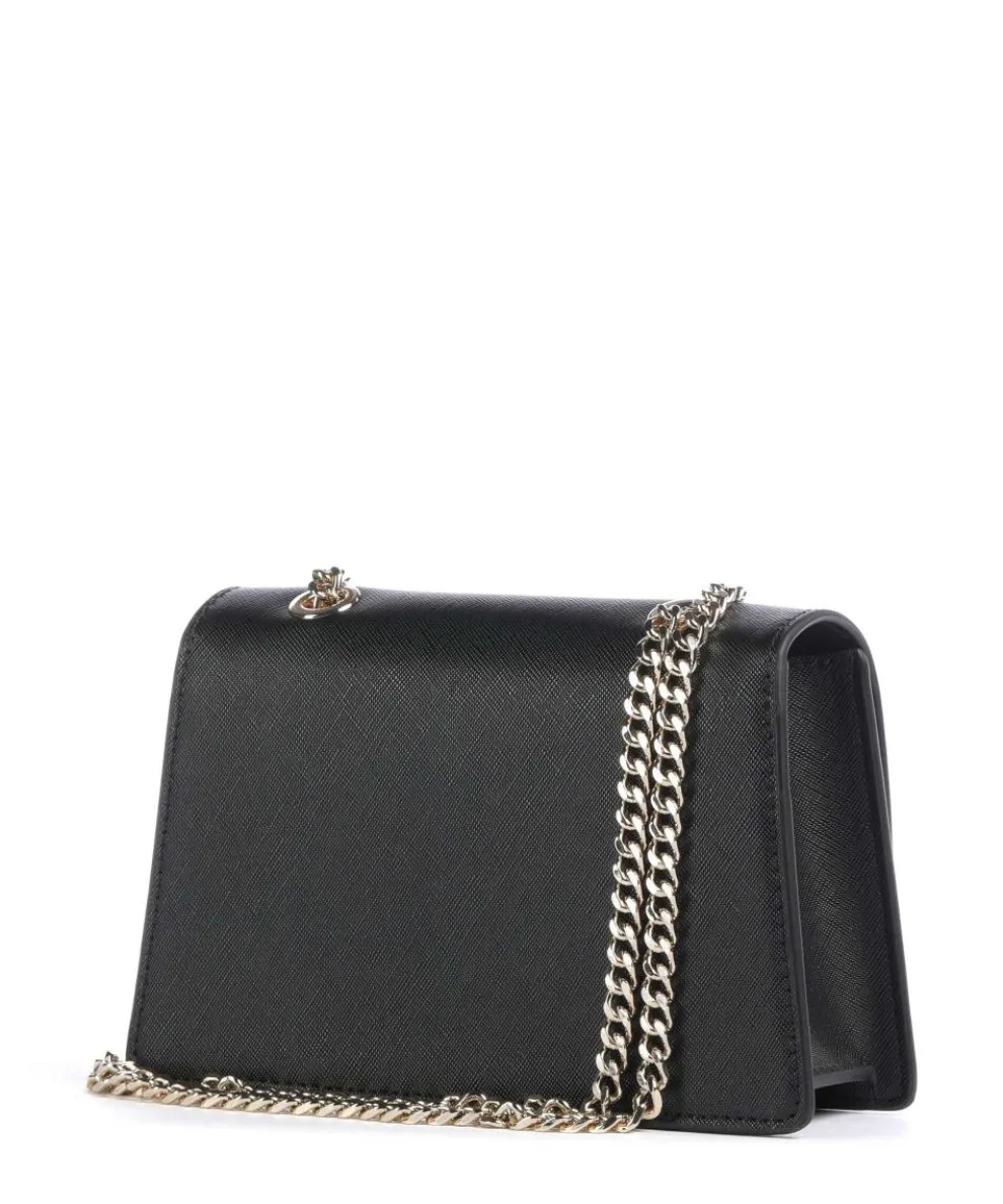 Shoulder bag imitation leather black