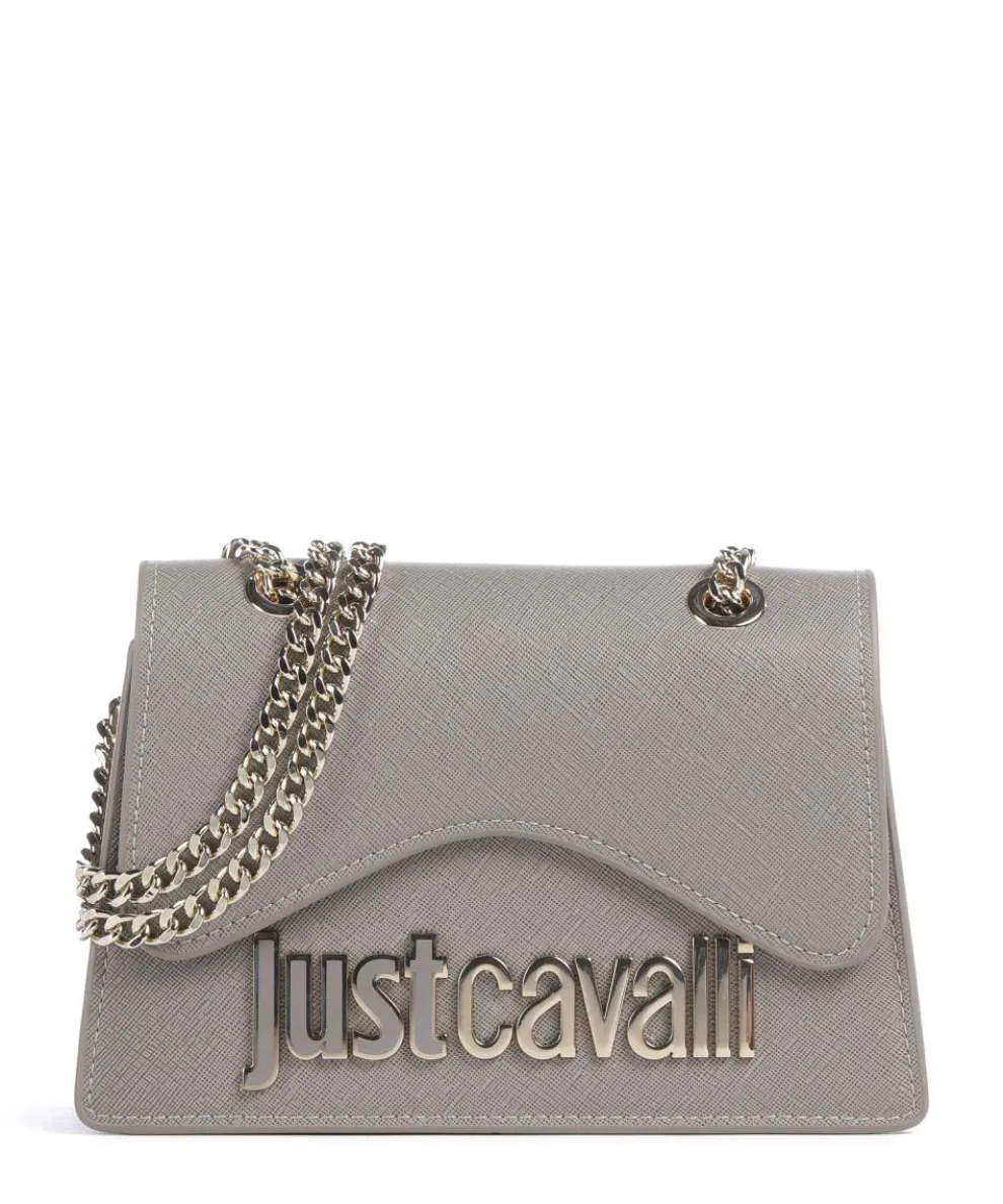 Shoulder bag imitation leather grey