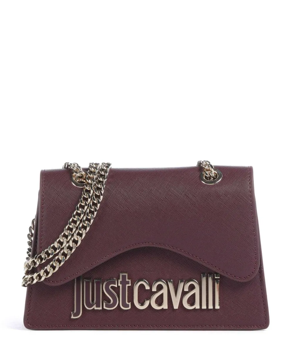 Shoulder bag imitation leather wine