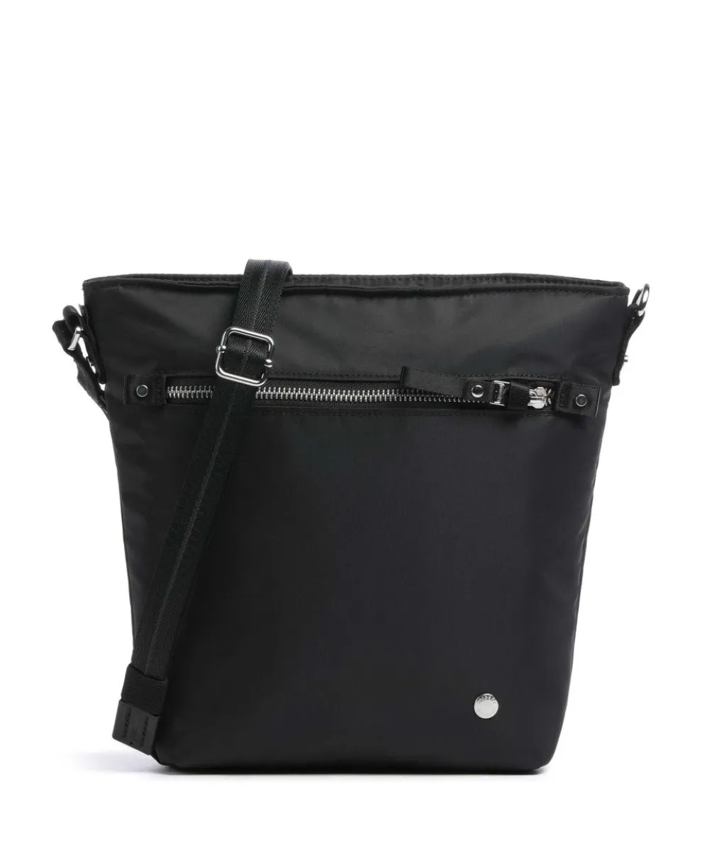 Shoulder bag recycled polyester black