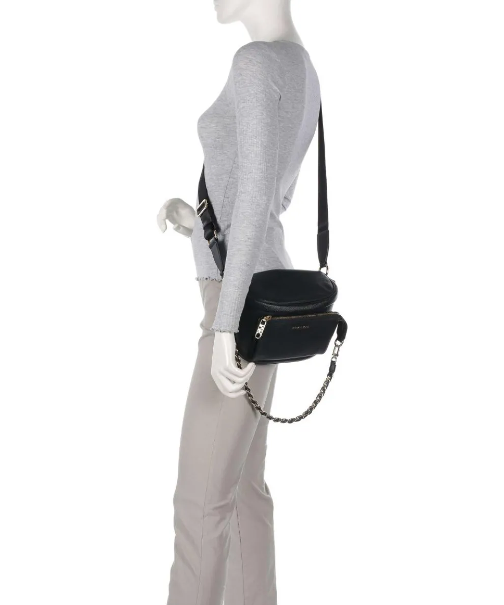 Slater Crossbody bag grained cow leather black