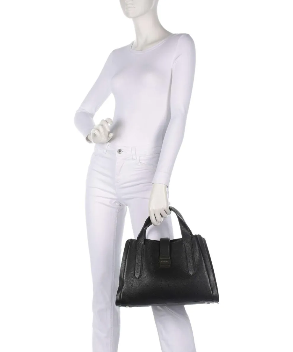 Sloane Street Handbag grained cow leather black