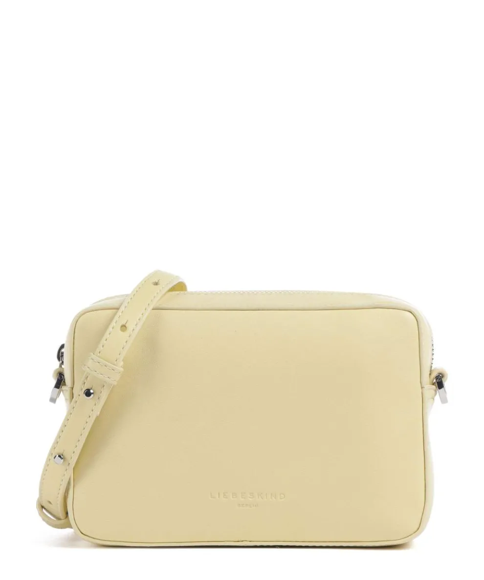 Hilla S Crossbody bag sheepskin leather vanilla yellow