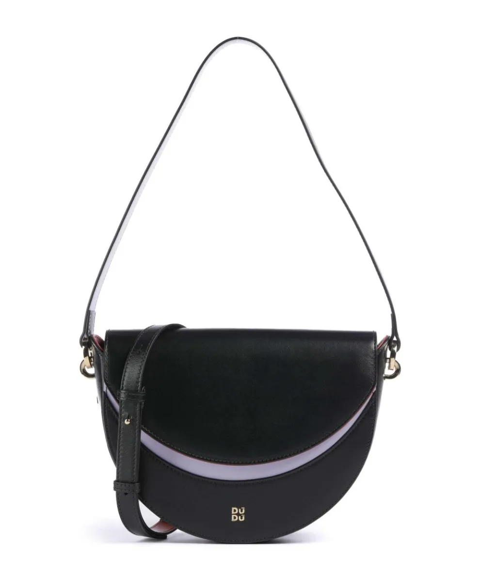 Smile Bag Shoulder bag fine grain leather, brushed leather black