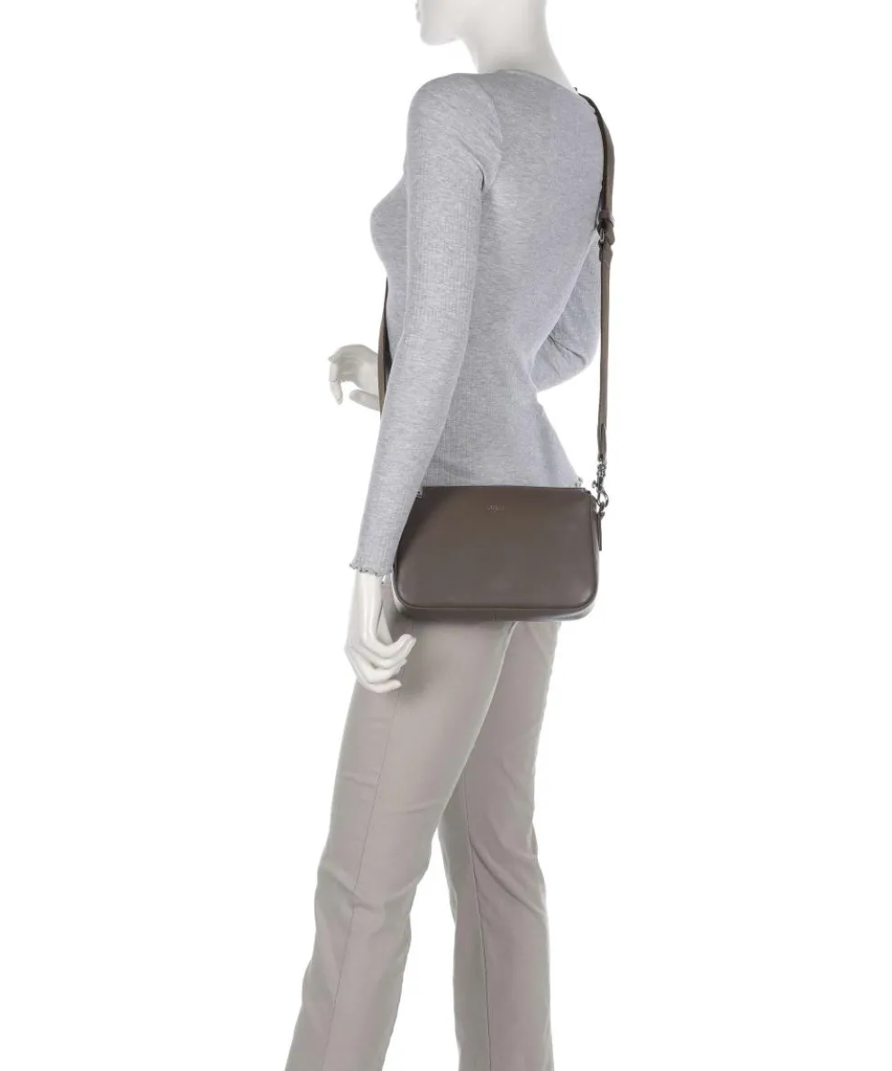Sofisticato 1.0 Jasmina Crossbody bag fine grain leather taupe