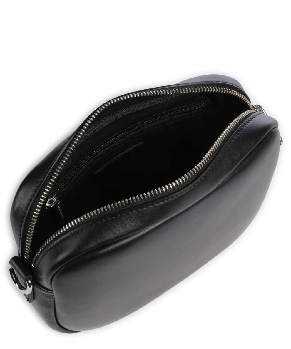 Soft Gratha Crossbody bag fine grain leather black