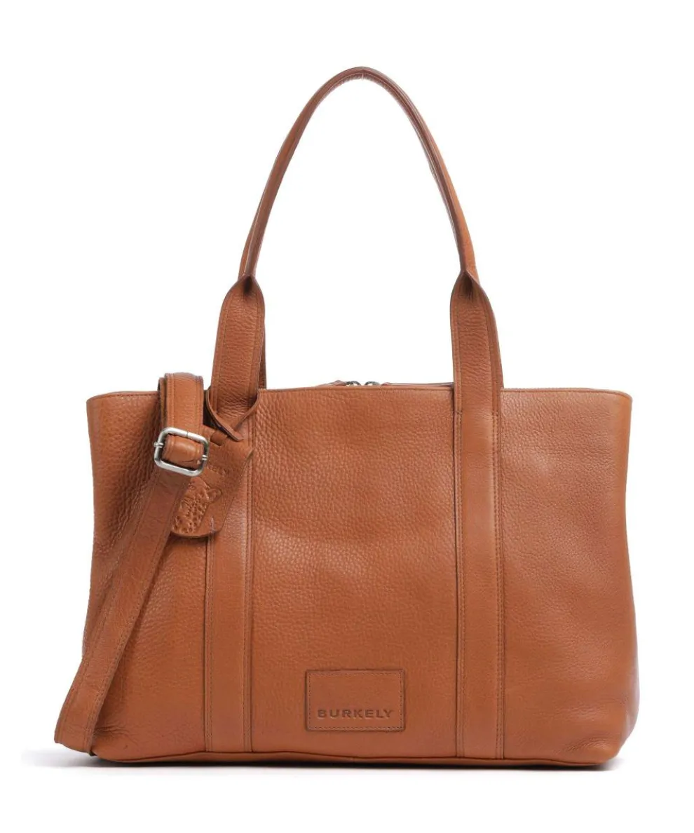 Soft Skylar Briefcase 13″ grained leather cognac