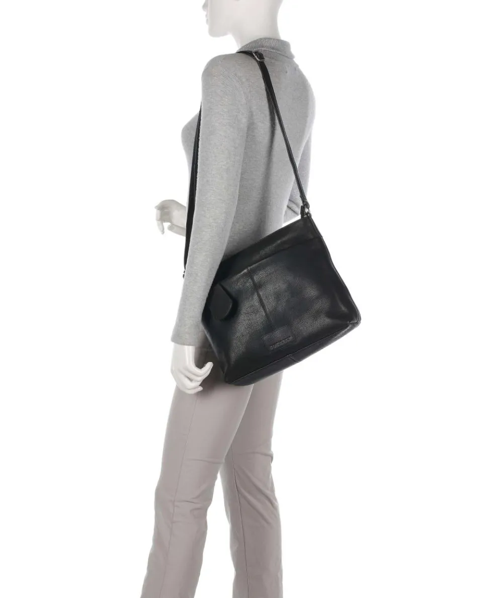 Soft Skylar Crossbody bag grained leather black
