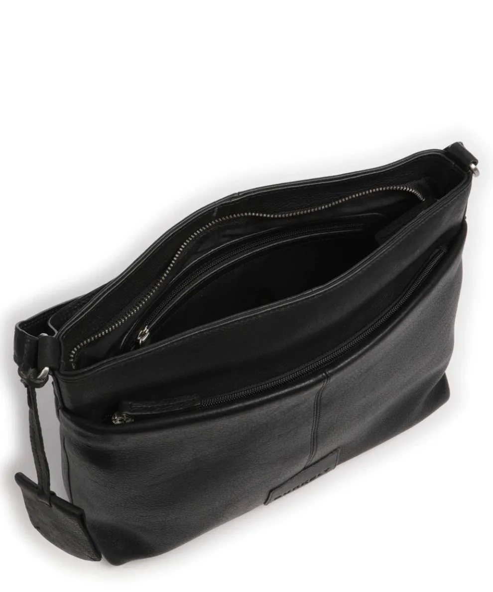 Soft Skylar Crossbody bag grained leather black