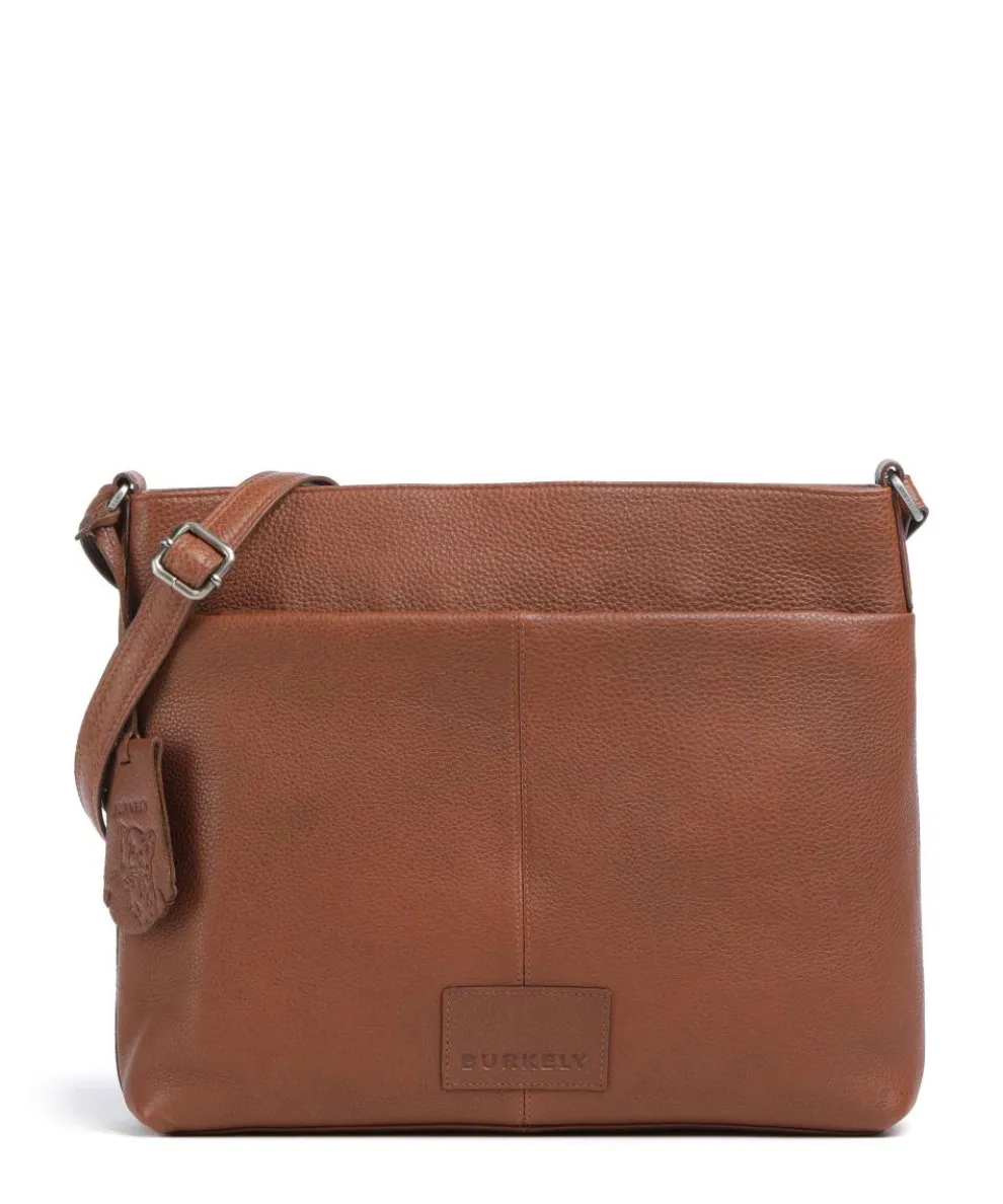 Soft Skylar Crossbody bag grained leather brown