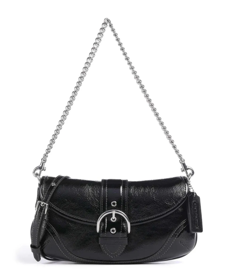 Soho Crinkle Patent 25 Shoulder bag leather black