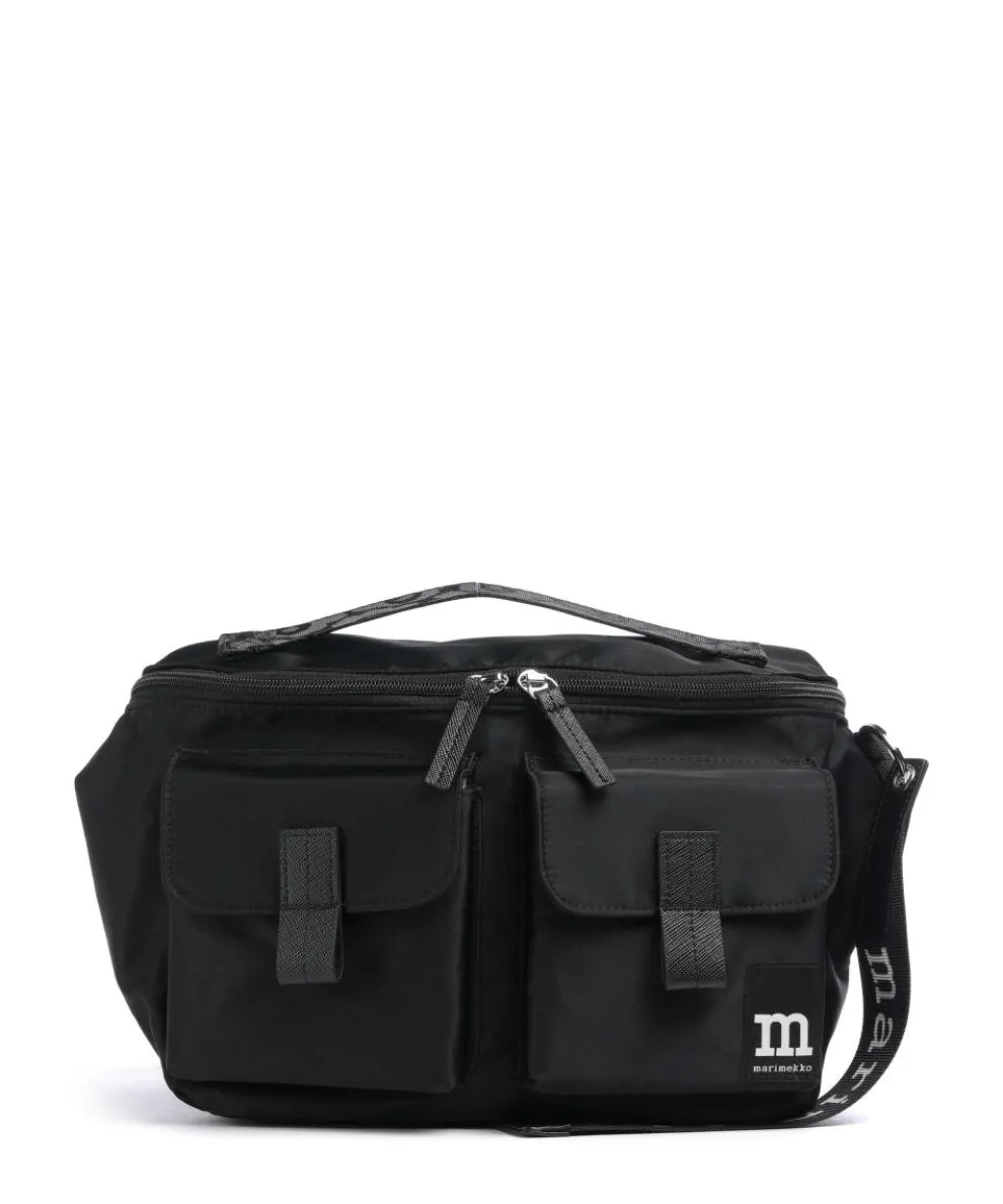 Solid M Crossbody bag polyamide black