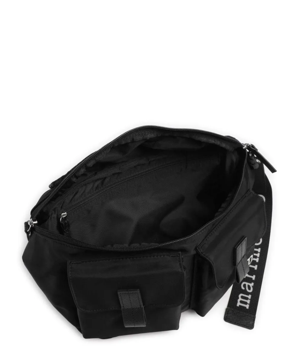 Solid M Crossbody bag polyamide black