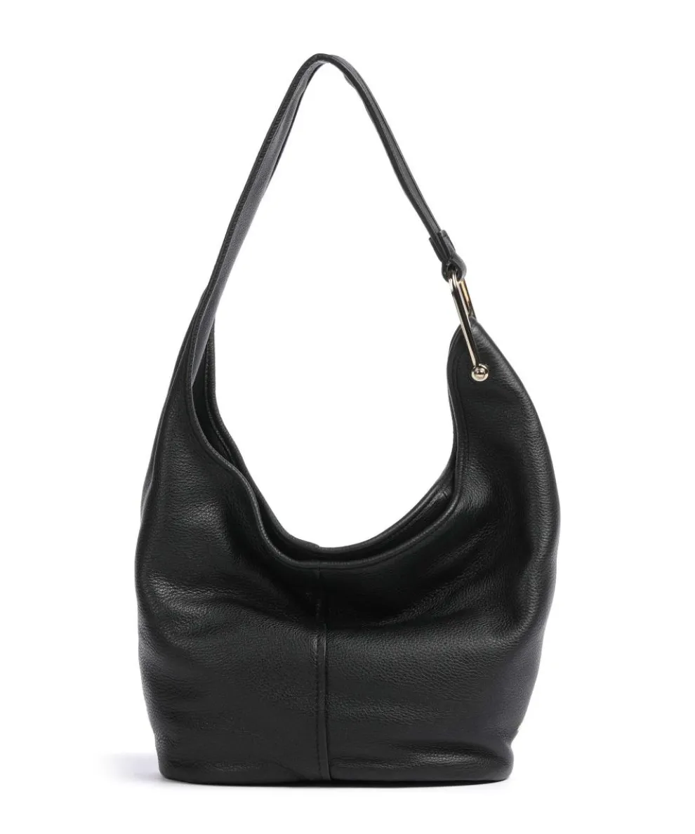 Sonny Hobo bag grained cow leather black