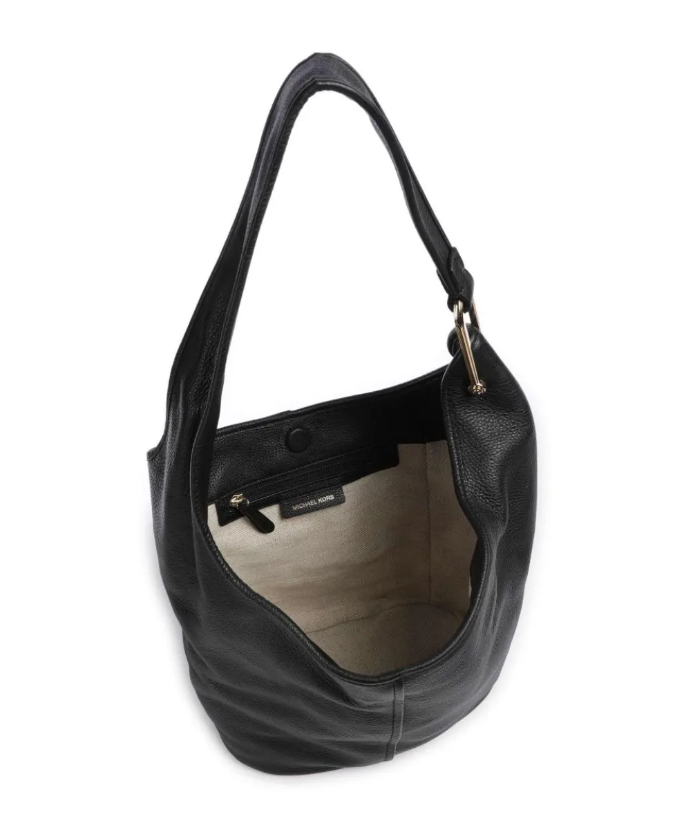 Sonny Hobo bag grained cow leather black