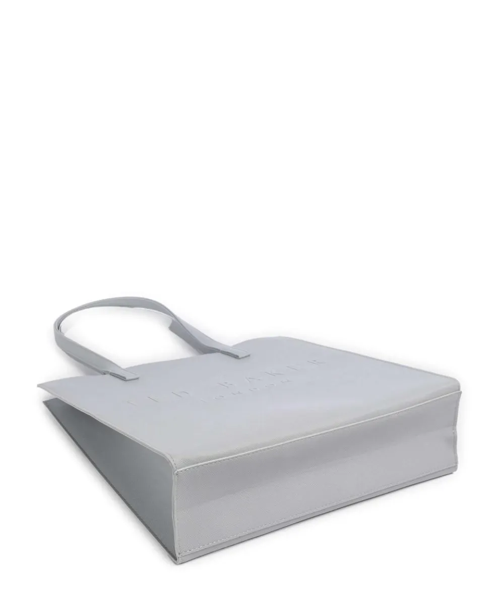 Soocon Tote bag imitation leather light grey