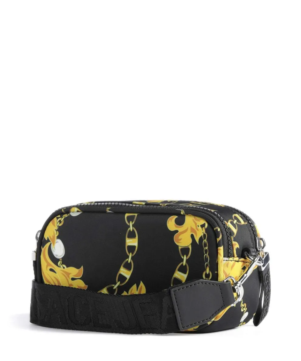 Sporty Logo Crossbody bag recycled nylon black