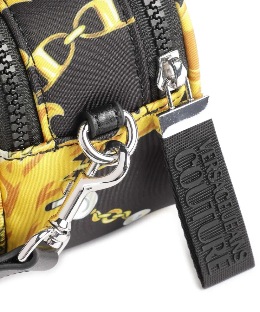 Sporty Logo Crossbody bag recycled nylon black