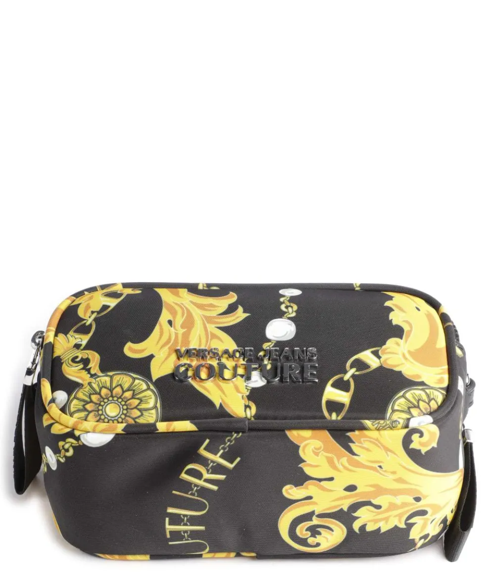 Sporty Logo Crossbody bag recycled nylon black