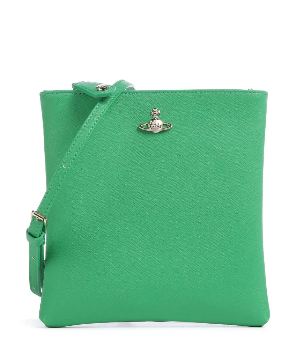 Squire Square Saffiano Biogreen Crossbody bag imitation leather green