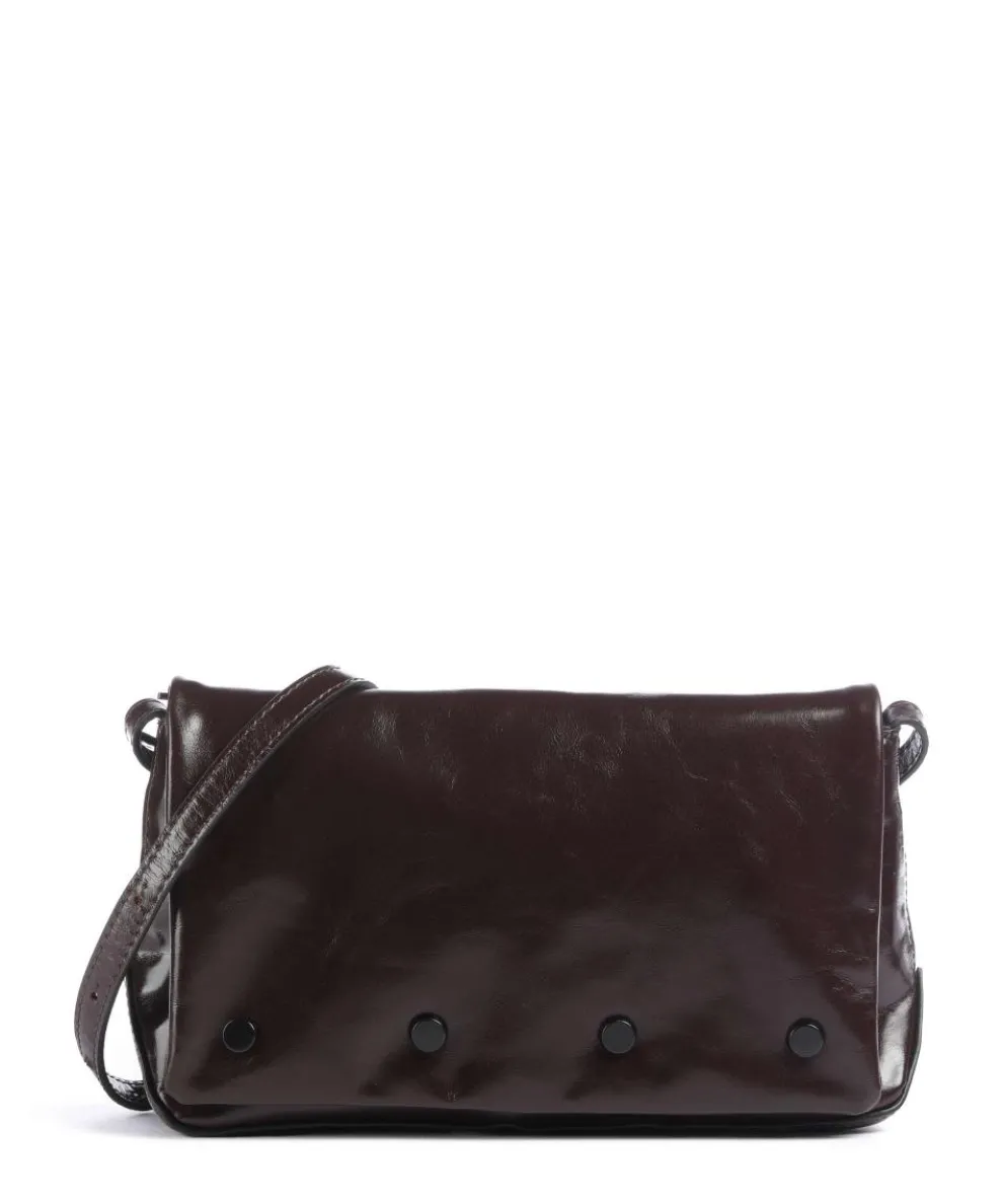 Rive Paper Touch Crinkle S Crossbody bag fine grain leather wine