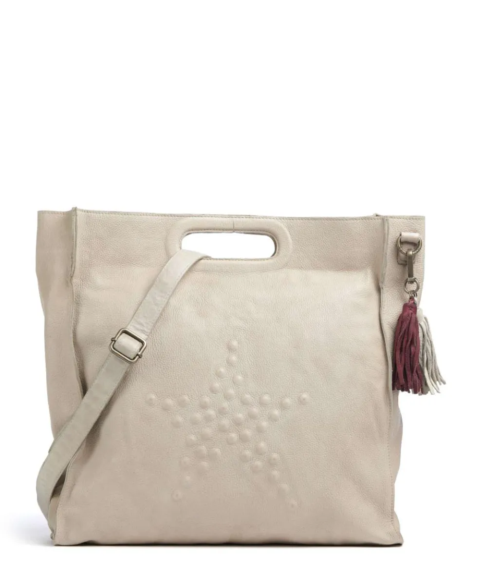 Sternbergstraße 1 Handbag grained cow leather beige