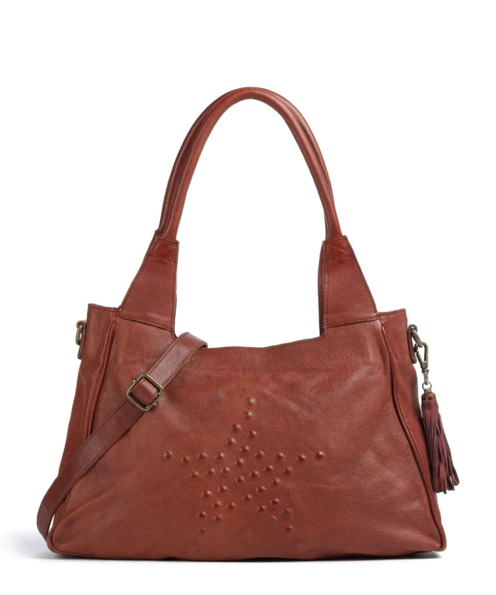 Sternbergstraße 2 Tote bag grained cow leather brown