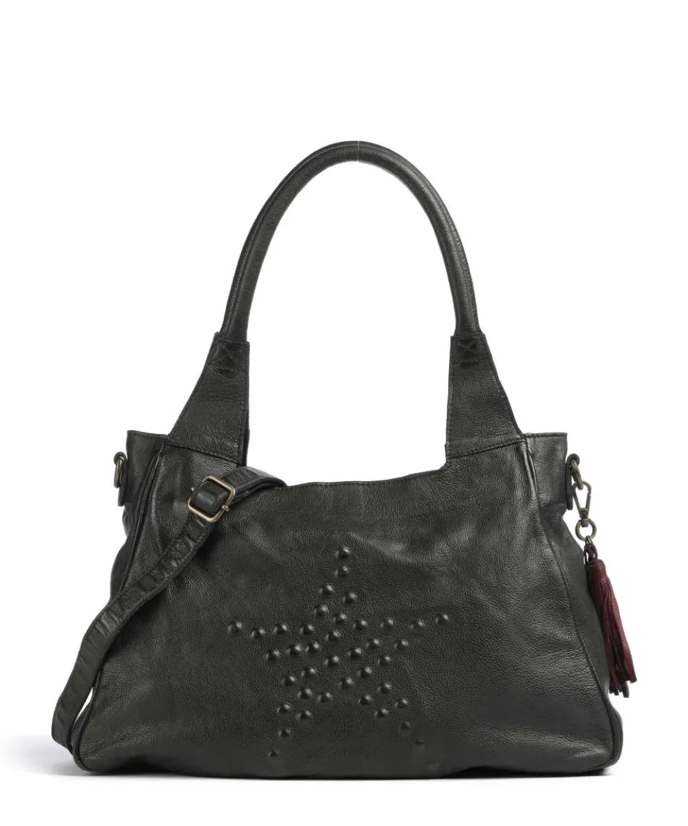 Sternbergstraße 2 Tote bag grained cow leather khaki