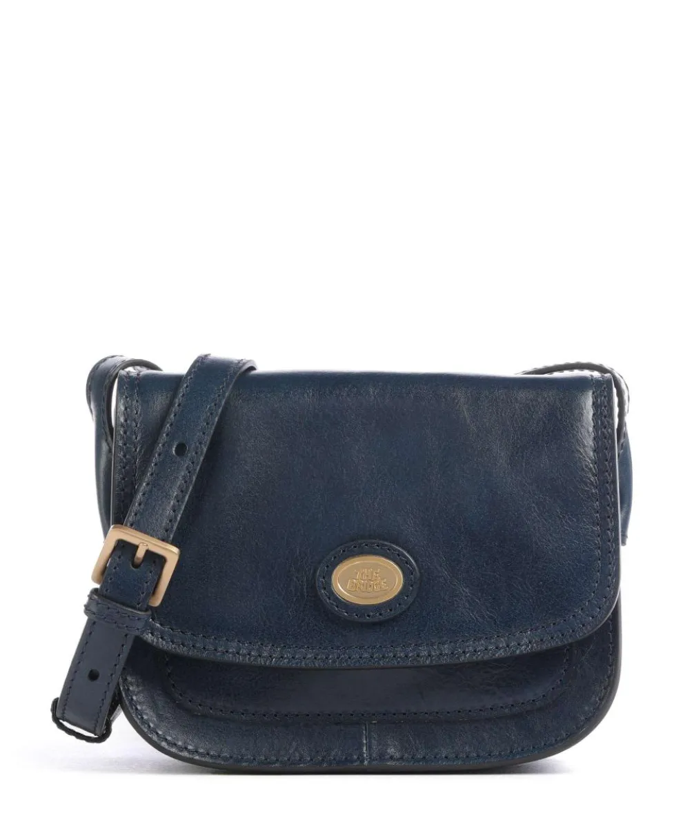 Stodo Crossbody bag fine grain cow leather dark blue