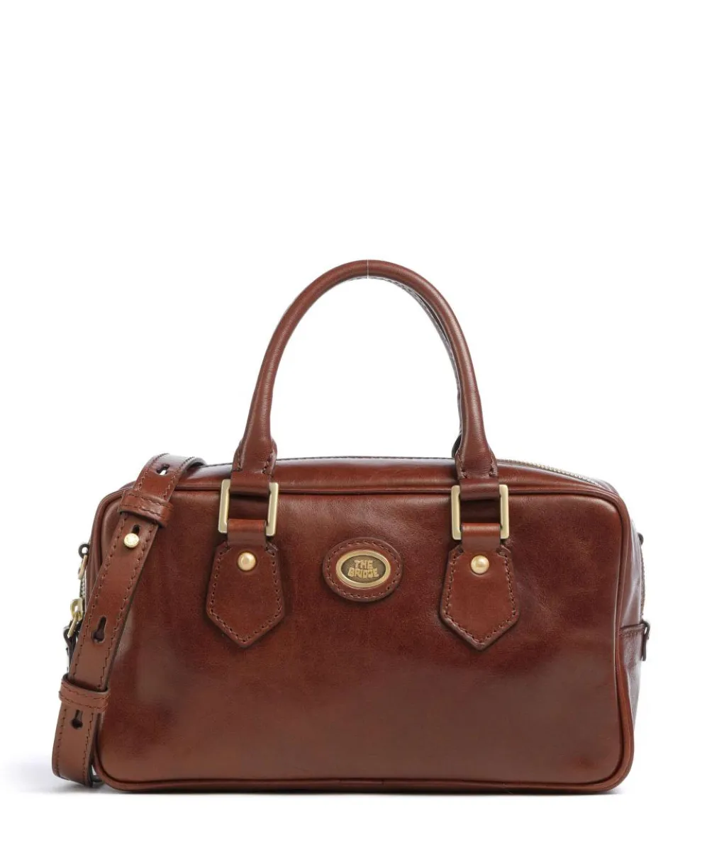 Stodo Handbag fine grain cow leather brown