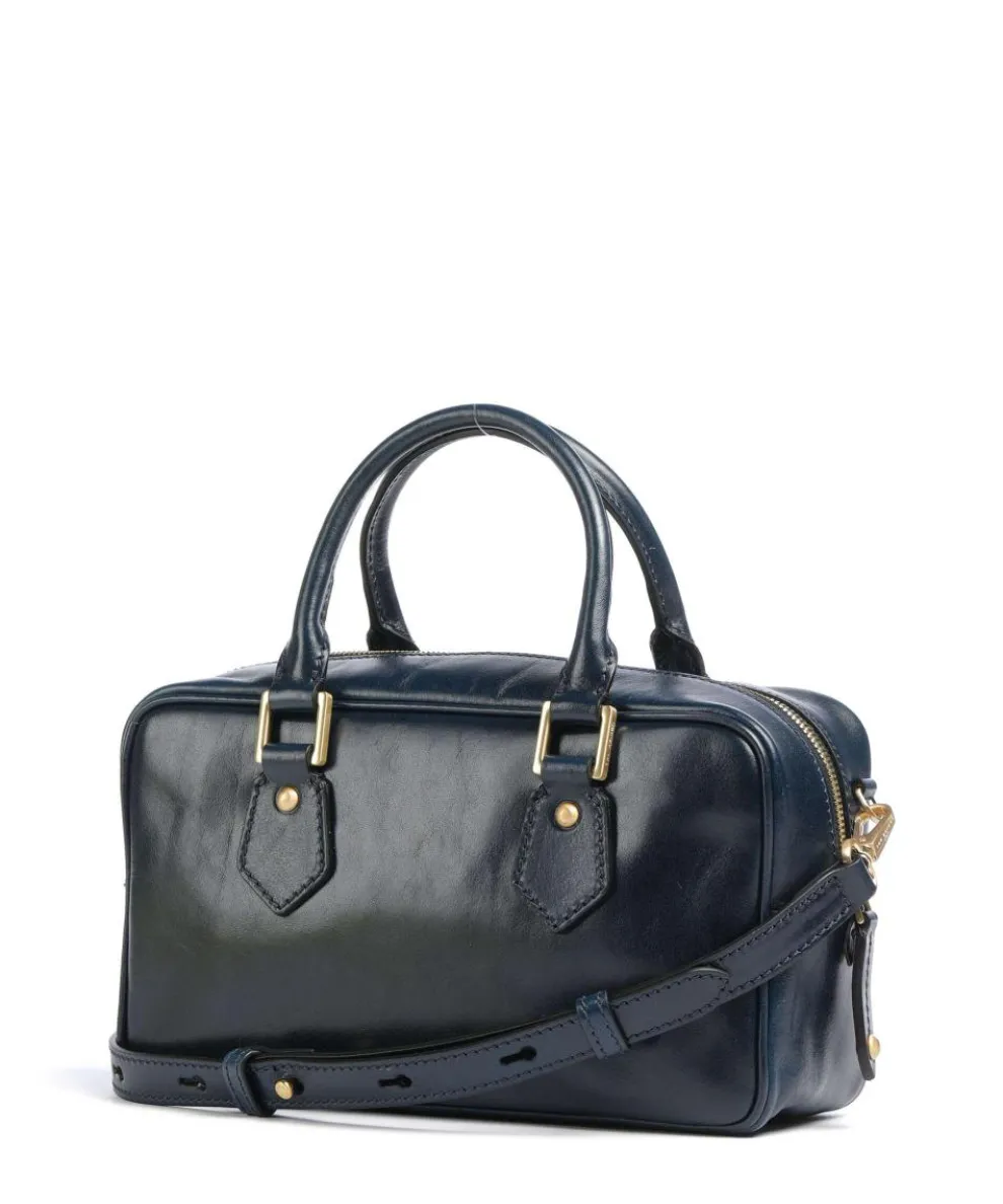 Stodo Handbag fine grain cow leather dark blue