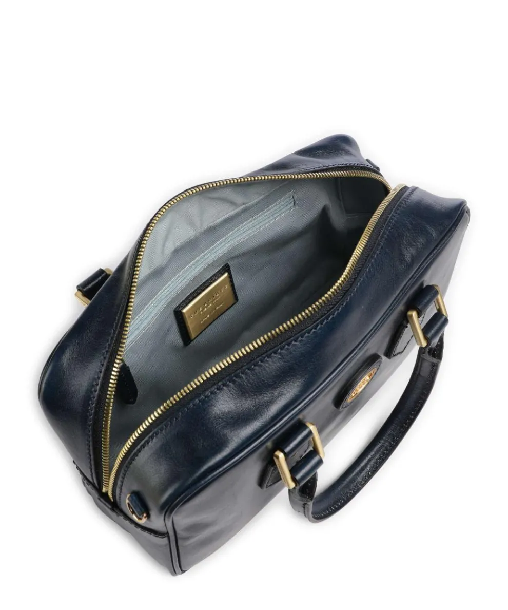 Stodo Handbag fine grain cow leather dark blue