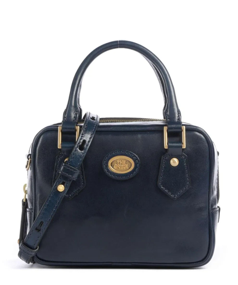 Stodo Handbag fine grain cow leather dark blue