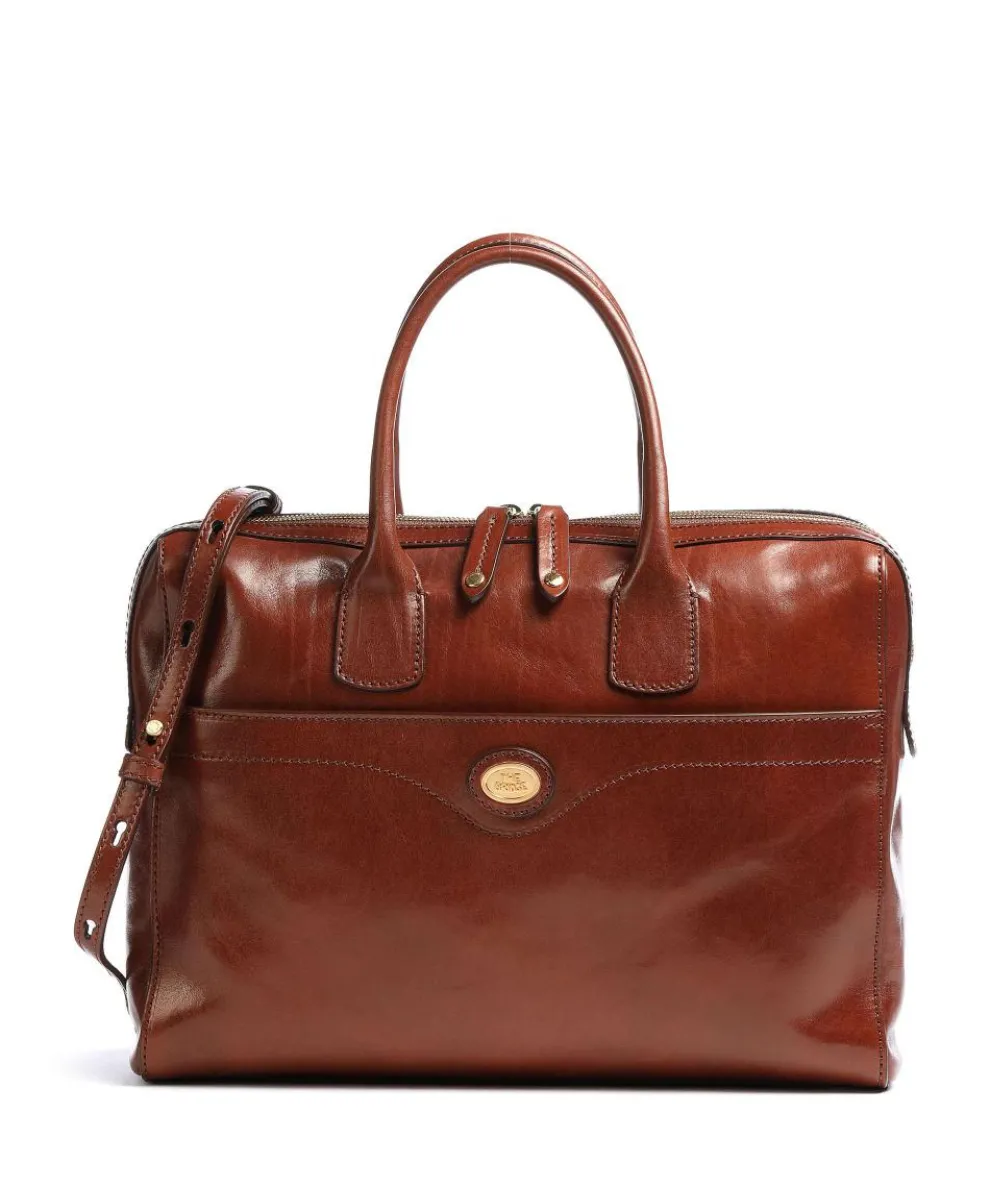 Story Donna Briefcase 13″ smooth cow leather brown