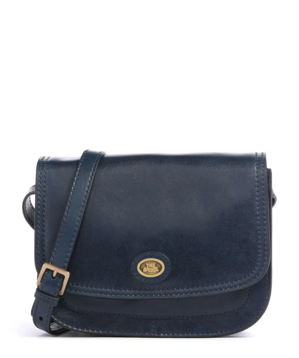 Story Donna Crossbody bag fine grain leather dark blue