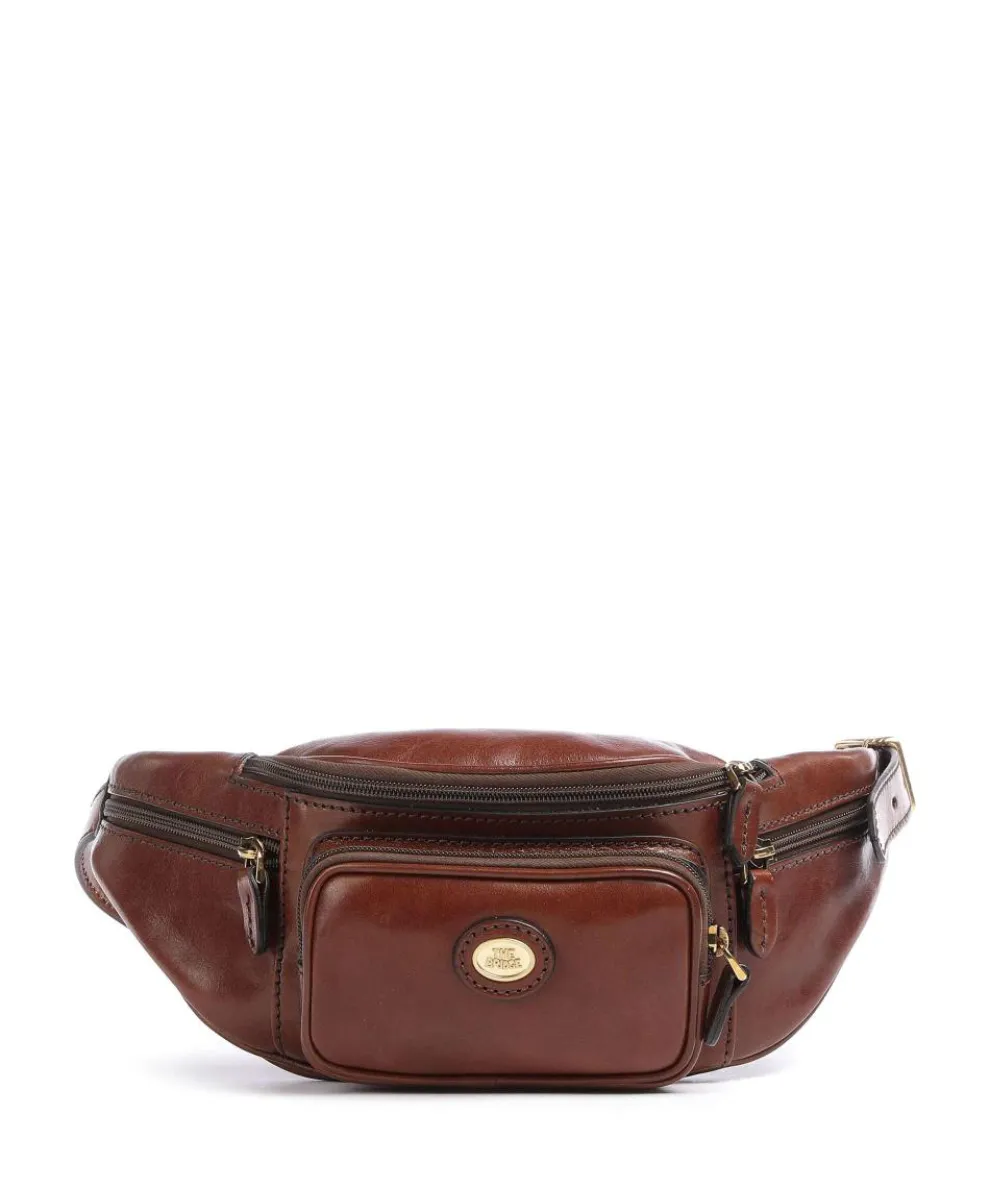 Story Viaggio Fanny pack grained leather brown