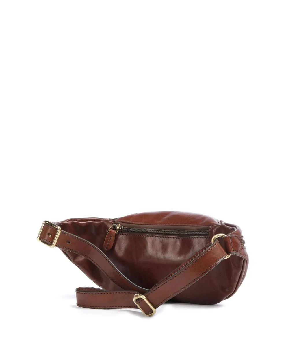 Story Viaggio Fanny pack grained leather brown