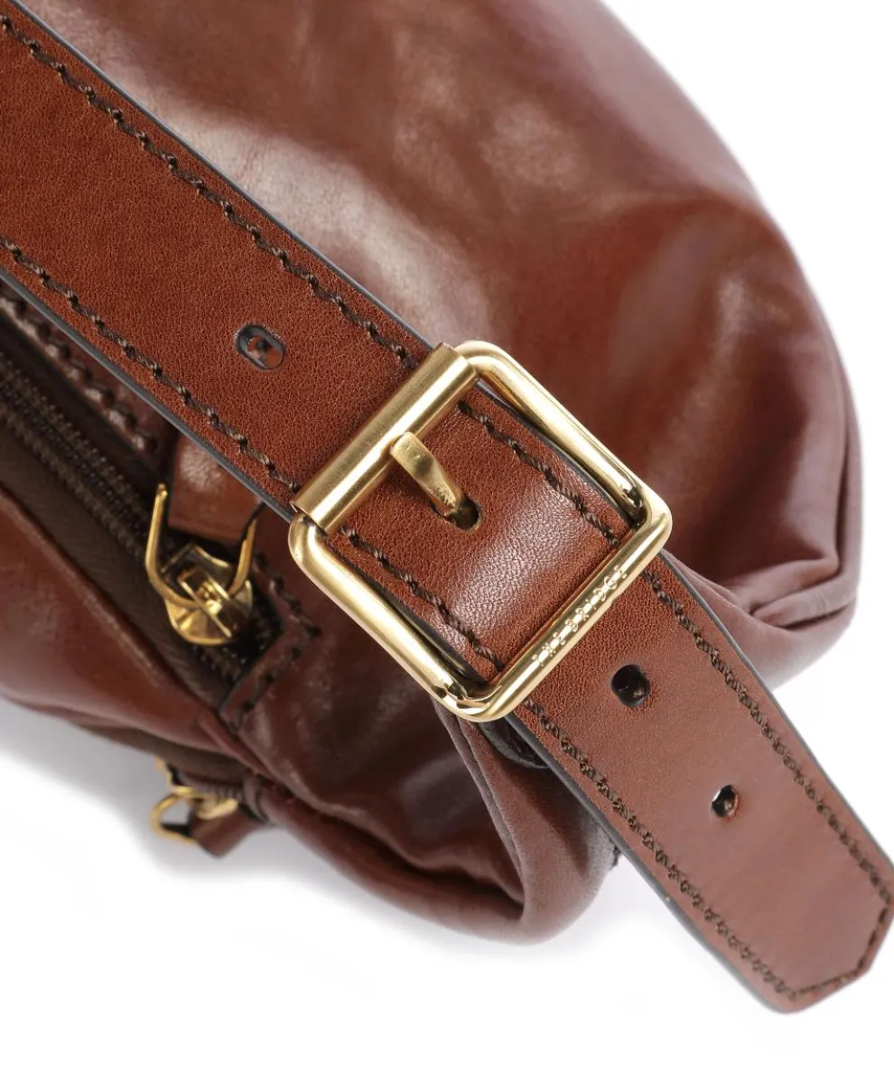 Story Viaggio Fanny pack grained leather brown