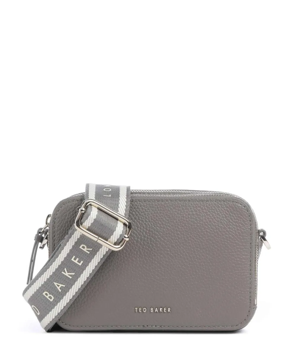 Stunna Crossbody bag grained cow leather dark grey
