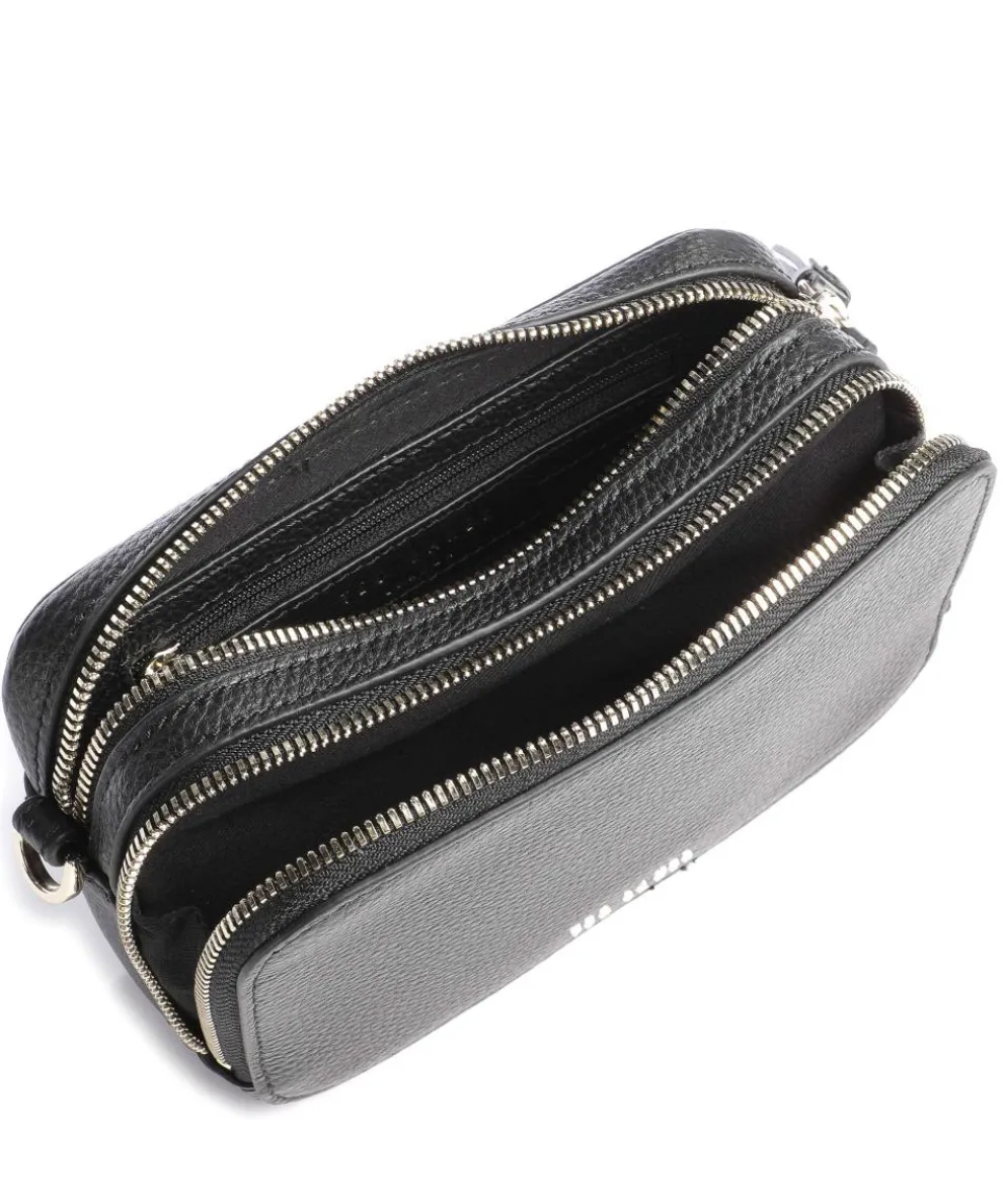 Stunna Crossbody bag grained leather black