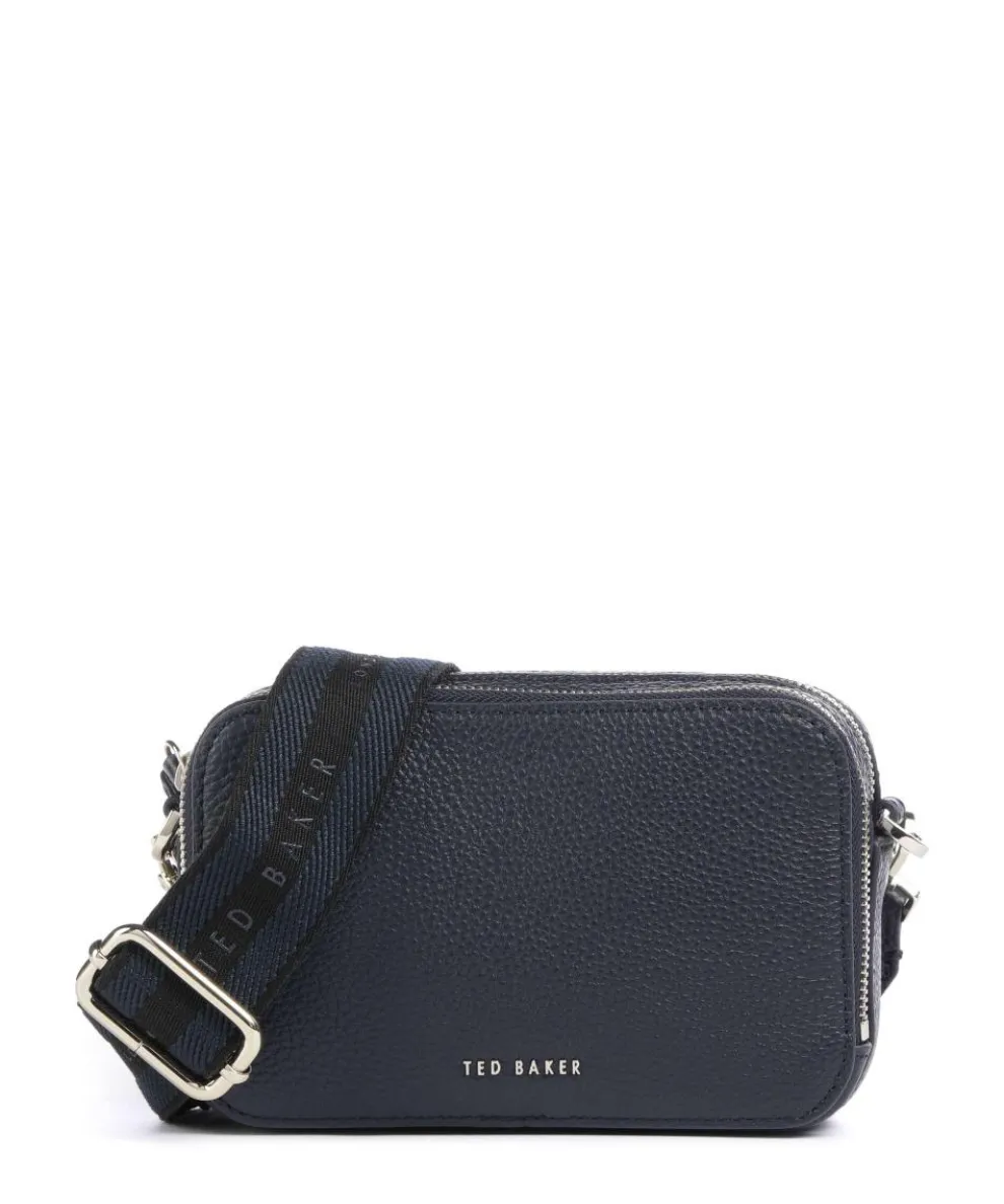 Stunna Crossbody bag grained leather dark blue