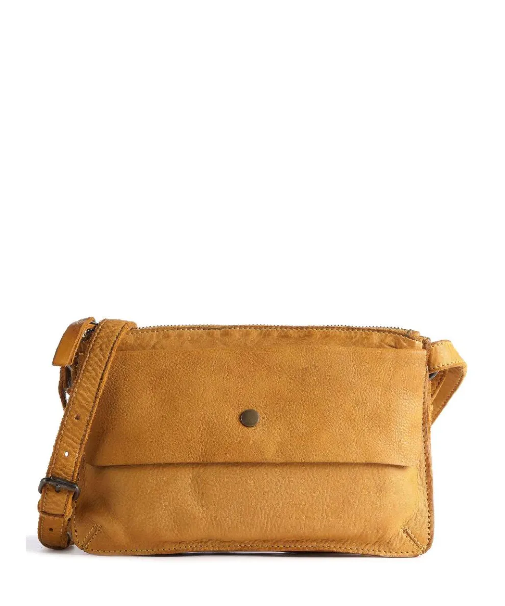 Submarine Crossbody bag cow leather ochre